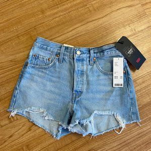 Levi's High Rise 501 Shorts NWT